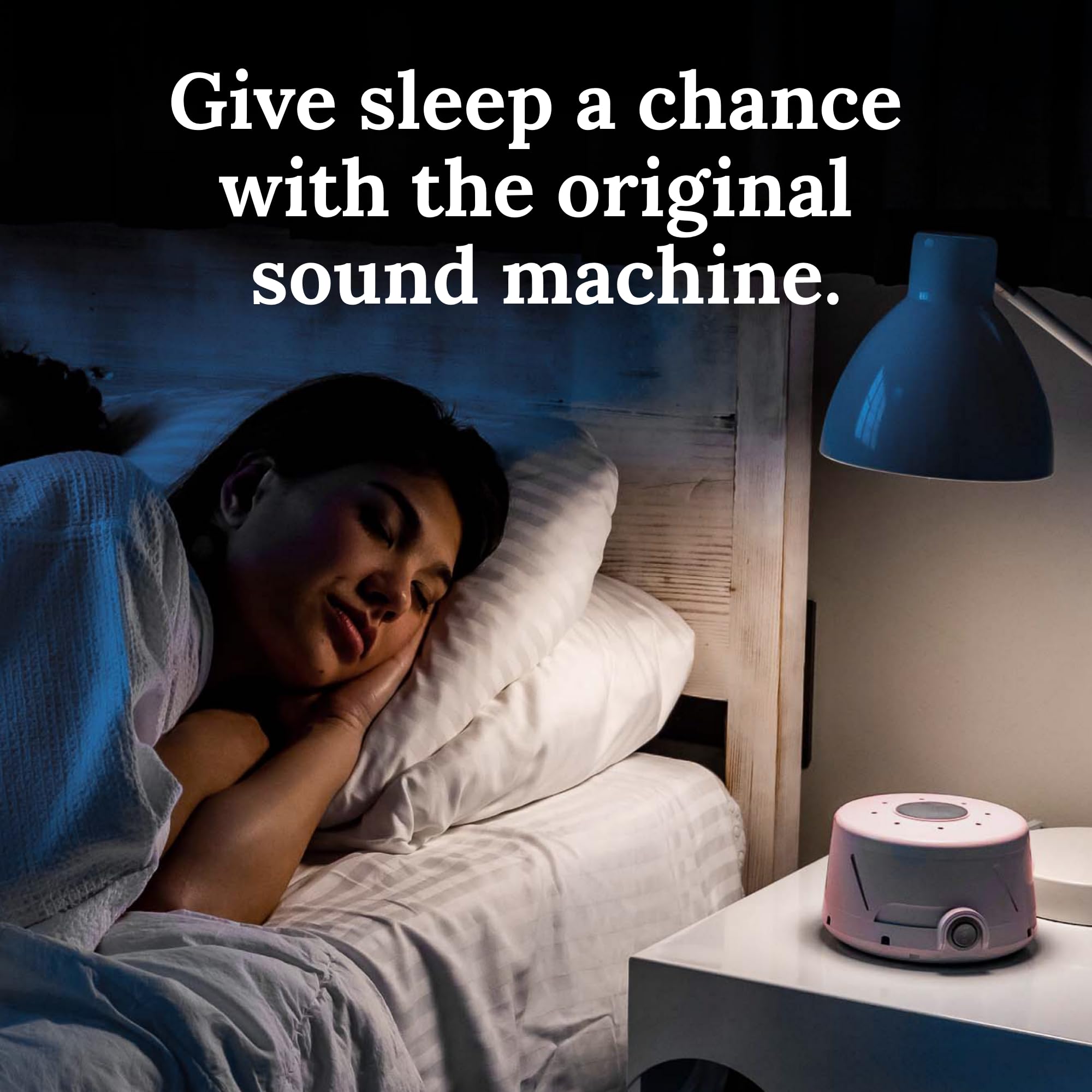Yogasleep Dohm Classic - Máquina de ruido blanco original, sonido natural relajante de un ventilador real, cancelación de ruido para privacidad en la oficina, viajes y meditación, terapia del sueño