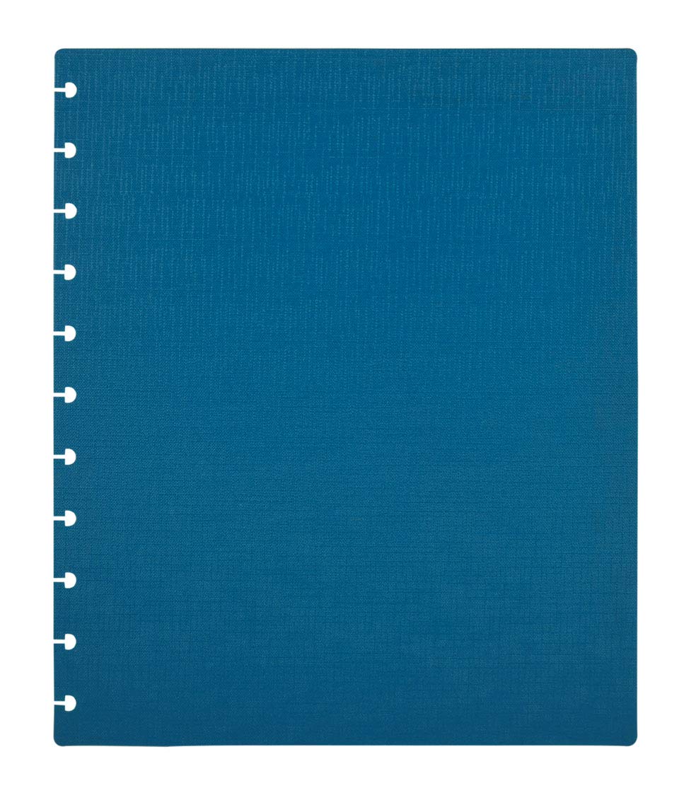 Talia Notatniki Discbound, planer, konfigurowalny, (Deep Lake Blue, litera (21,6 cm x 28 cm)