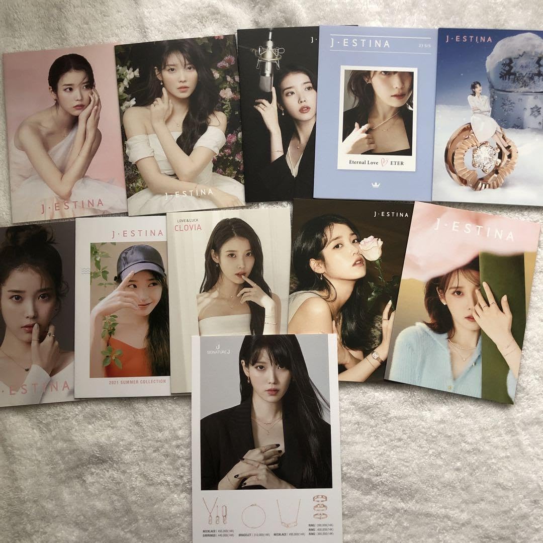 J-ESTINA トレーディングカードセット　IU IU トレカ 公式 J•ESTINA 2枚セット M109484252 - タレントカード低