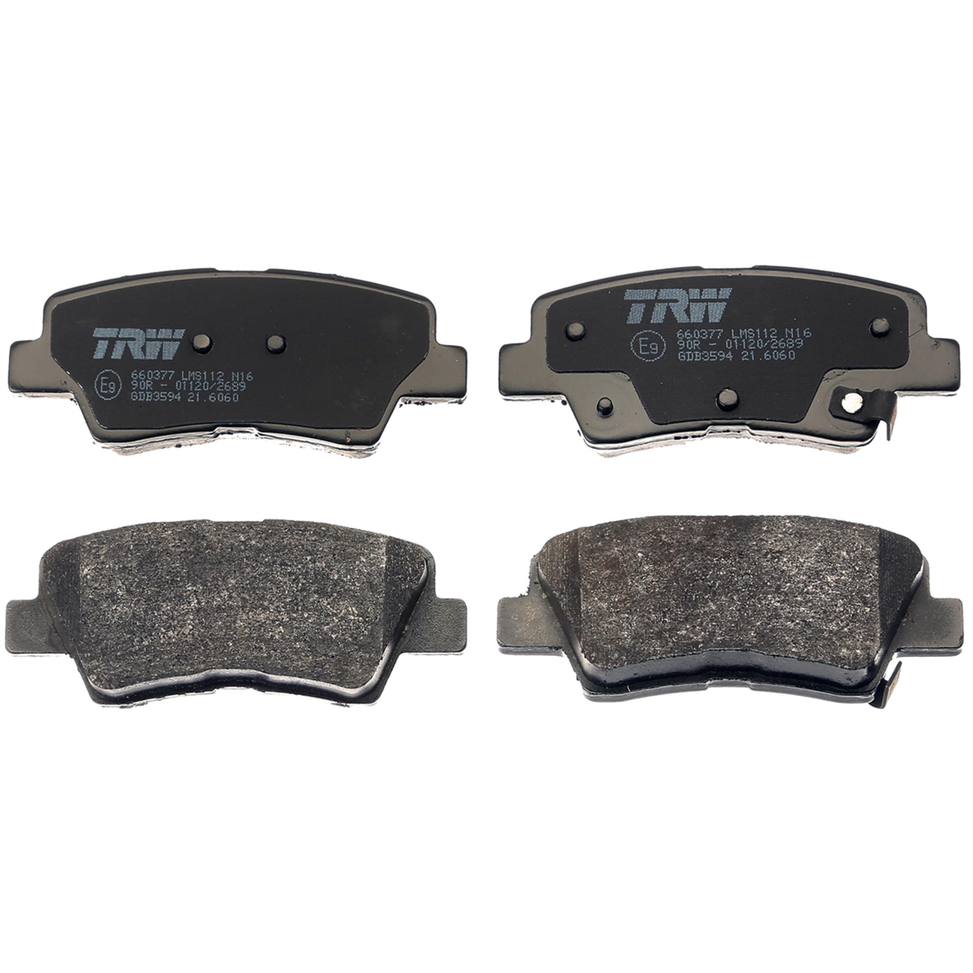 TRW Brake pad set HYUNDAI,KIA,SSANGYONG GDB3594 583023ZA10,583023ZA16,583023ZA76 58302C8A30,58302D7A70,58302F2A30,583023ZA10,58302A4B10,58302A4B60