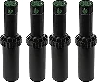 Vista 11 de Orbit 55460 Voyager - Cabezal de aspersor de 4 pulgadas con tapa dura, 35 pies, ajustable