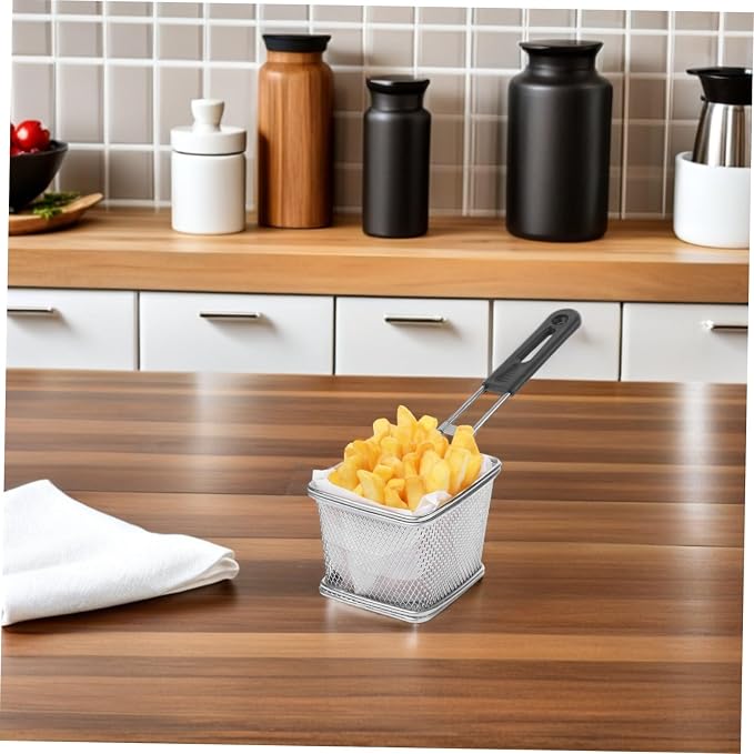 Mango universal para cesta de freidora acero inoxidable miniatura 9