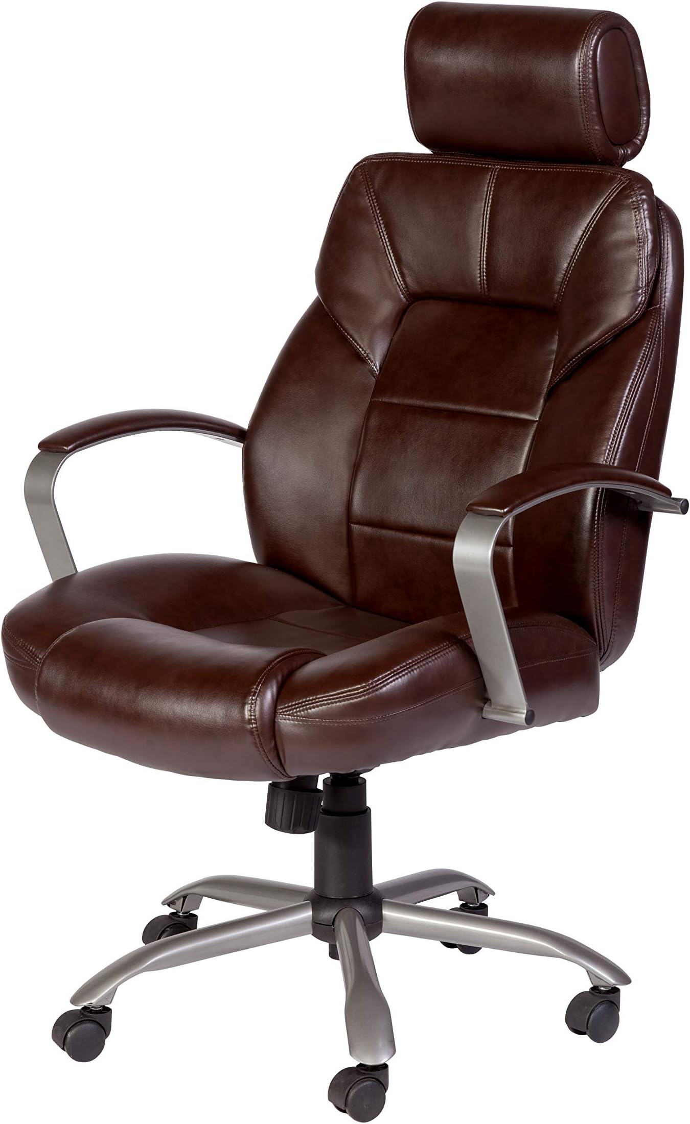 Commodore II Big & Tall Leather Executive Chair, Brown