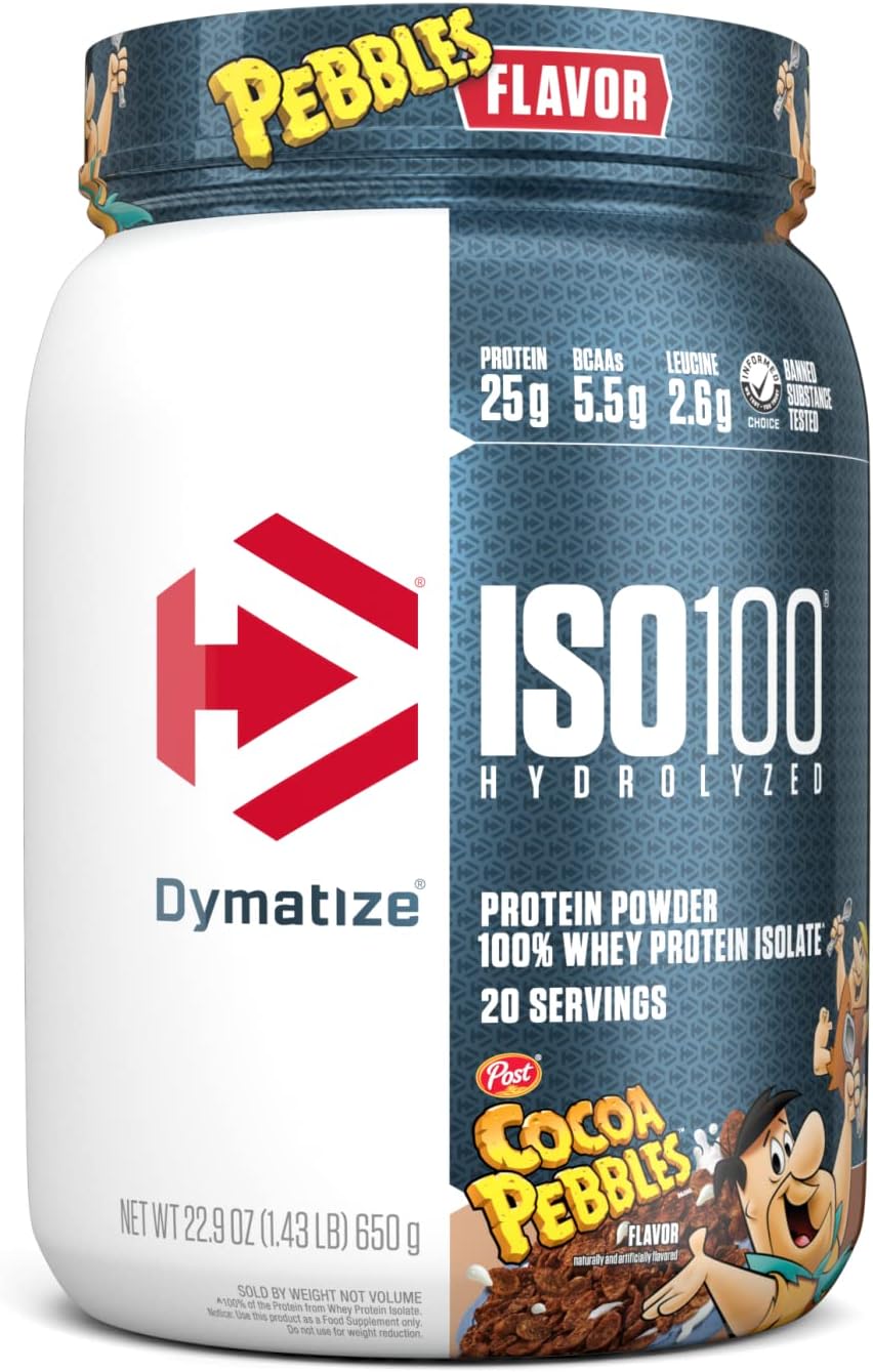 Dymatize ISO100 Hydrolyzed Protein Powder, 100 Whey