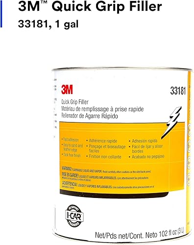 Miniatura 2 de 3M Relleno de agarre rápido 33181, resistente a las manchas, sin pegajosidad, duradero, 1 galón