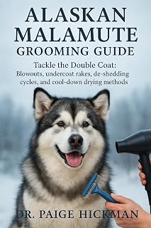 ALASKAN MALAMUTE GROOMING GUIDE: Tackle the Double Coat: Blowouts, undercoat rakes, de-shedding cycles, and cool-down drying methods (DOGS GROOMING PACK)