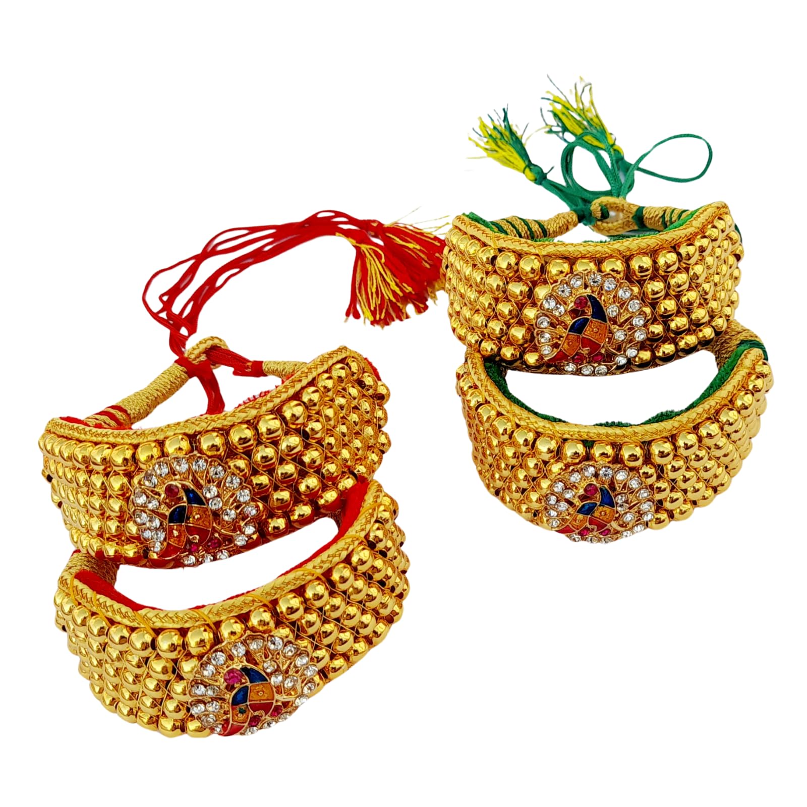 DHANLAXMI CREATION® 5 Line Pearl Rajasthani Pocchi Hand Bracelet Set Rajputi Pochi Kada Bajuband Jeweller for Women Combo pack (Design-06) (B0CQ23CB3G) Amazon Price History, Amazon Price Tracker