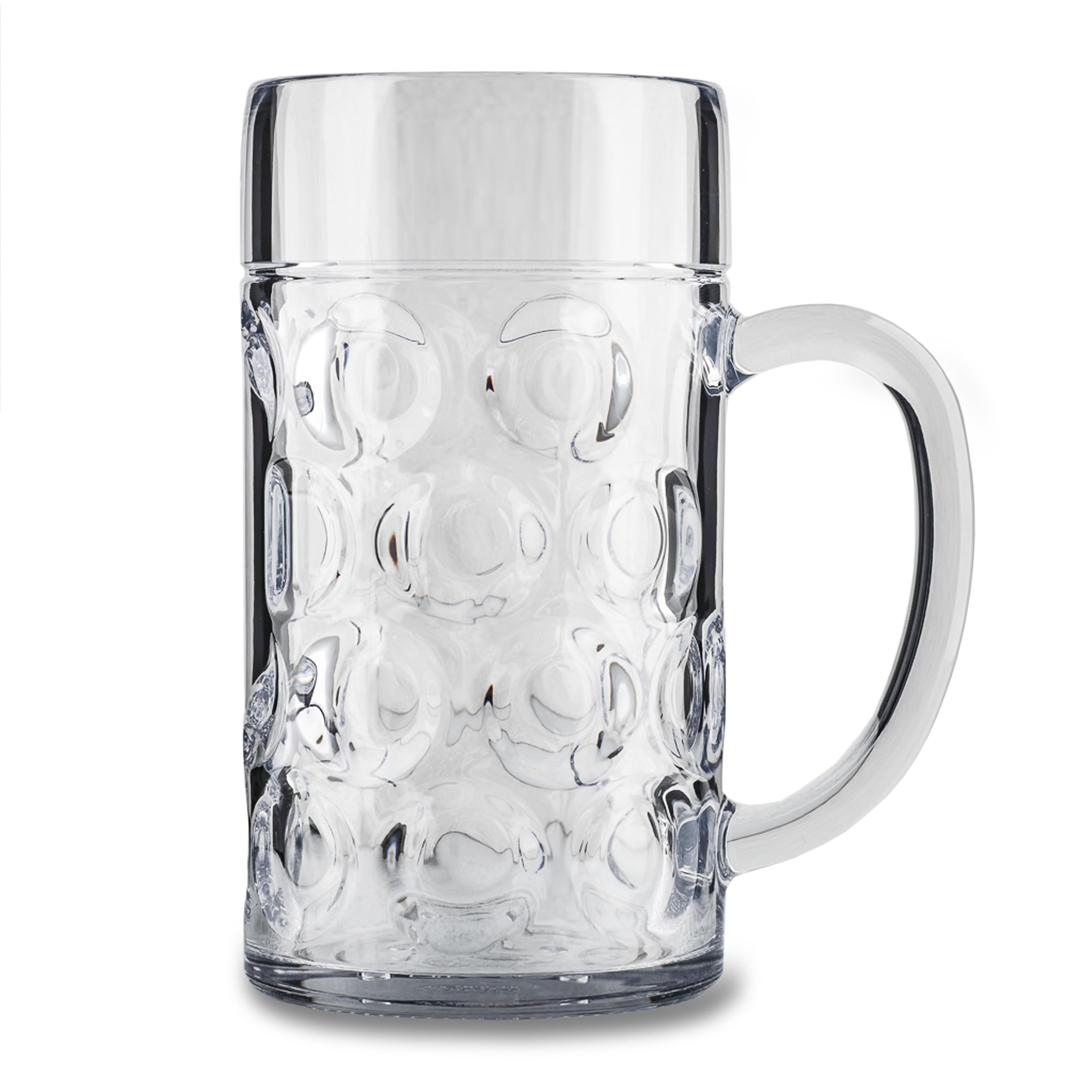 ADOMA Maßkrug 1,0L 2er-Set aus Kunststoff