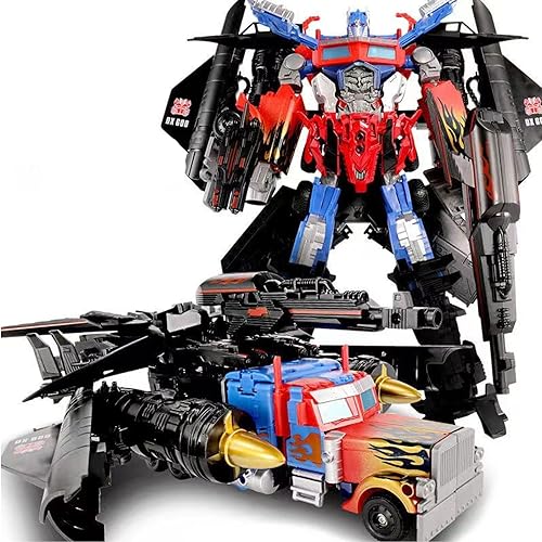 Miniatura 1 de Transformer Jet Power Optimus Prime  Jet Optimus Movie 2 Autobots Truck Head Model Robot Toy Car Figura de acción de cumpleaños versión KO