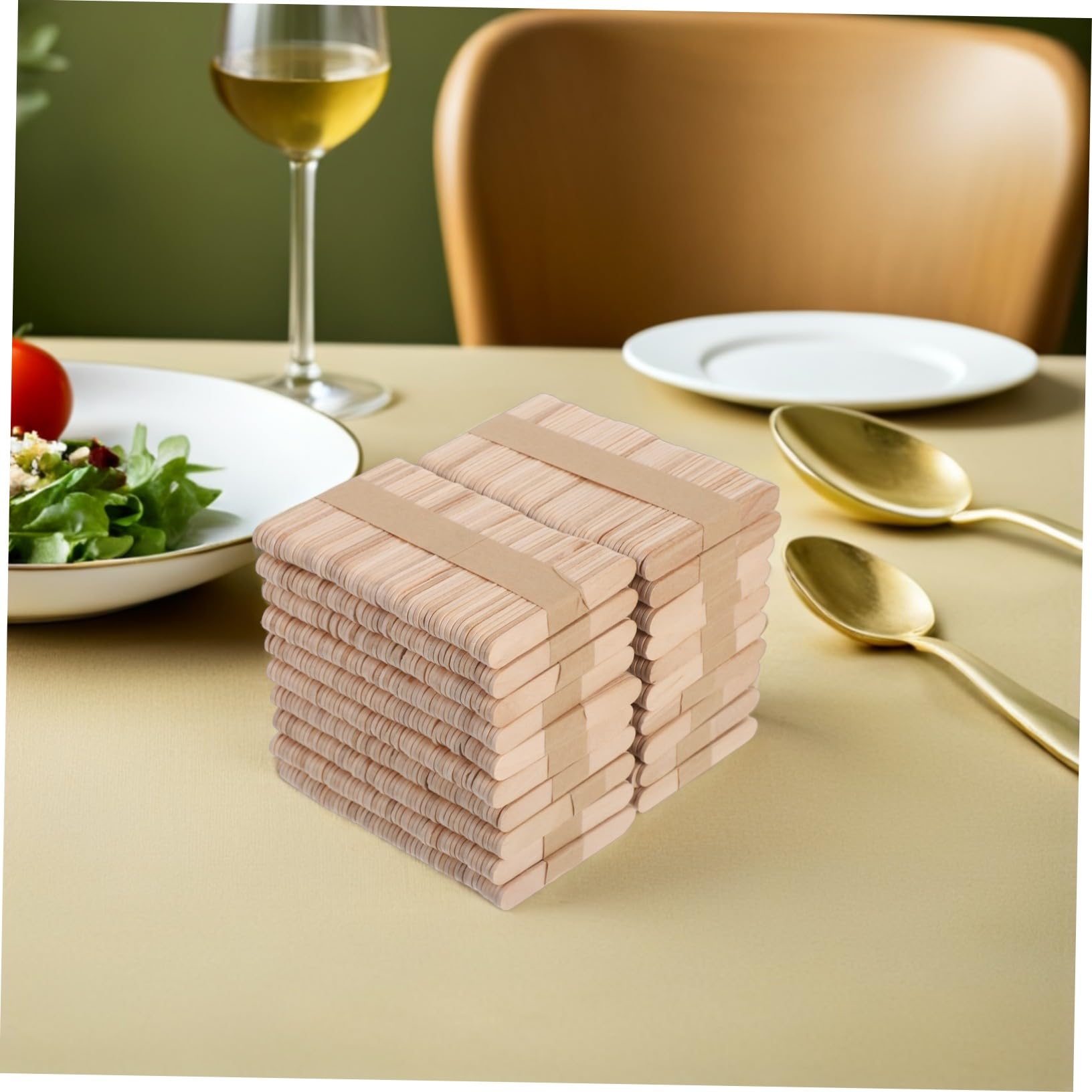 Palitos de Madera para Manualidades para Niños 1000 Piezas | Textura Lisa, Fáciles de Decorar, para Actividades Escolares y Suministros de Aula