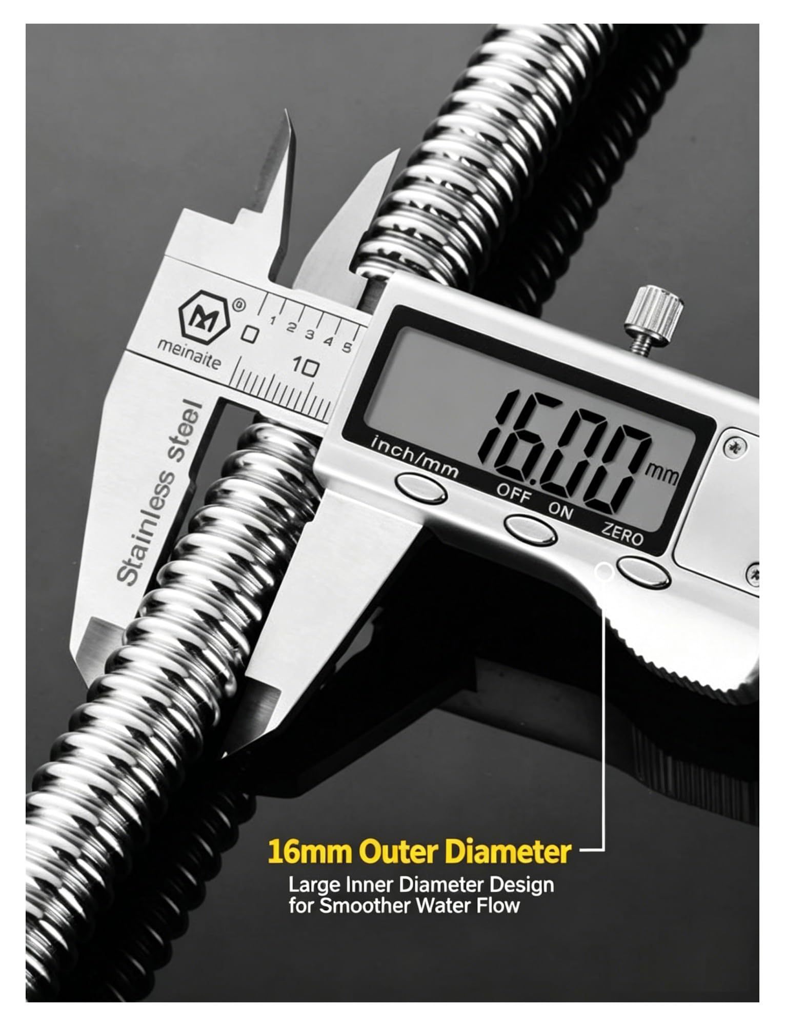 Manguera flexible de suministro de agua de acero inoxidable 304