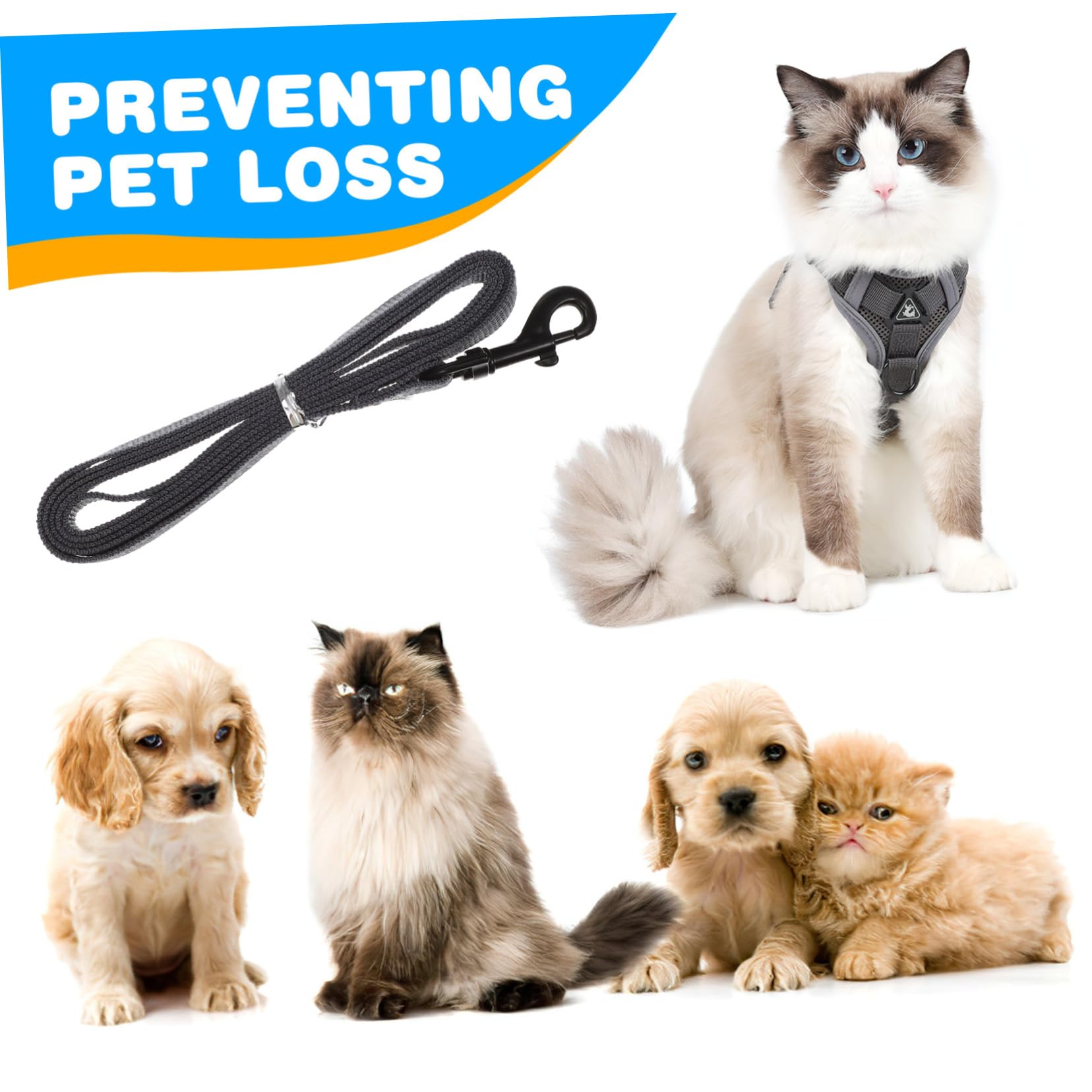 INOOMP 5stücke Hundegeschirr Mit Atmungsaktivem Mesh Reflektierendem Material Und Elastischem Design Für Kleine Hunde Und Katzen Sicheres Und Bequemes Tragegeschirr Für