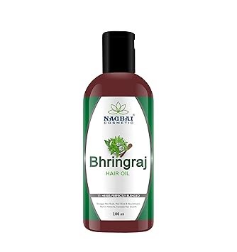 Nagbai Bhringraj Hair Oil For Hair Growth with Full of Rich Ingredients for hair