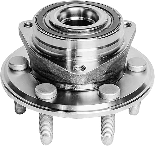 Miniatura 3 de Detroit Axle - Par de cubos de rodamiento de rueda 513289 para Cadillac SRX 2010-2016, Saab 9-4X 2011, rodamientos de rueda delantera o trasera y