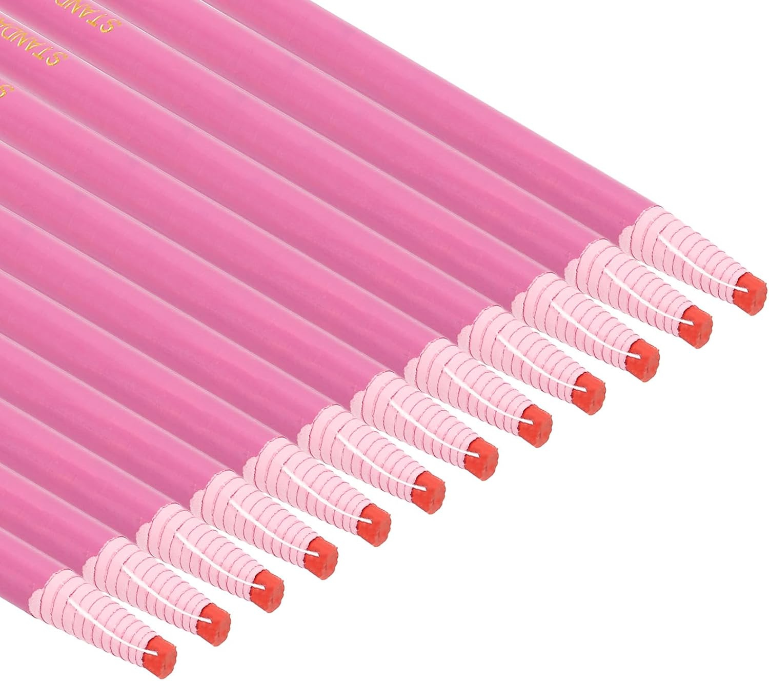 PATIKIL Peel-Off China Markers, 12 Pack Grease Wax Pencils Wood for Glass Garments Drawing Film Paper Vinyl Metal, Blue