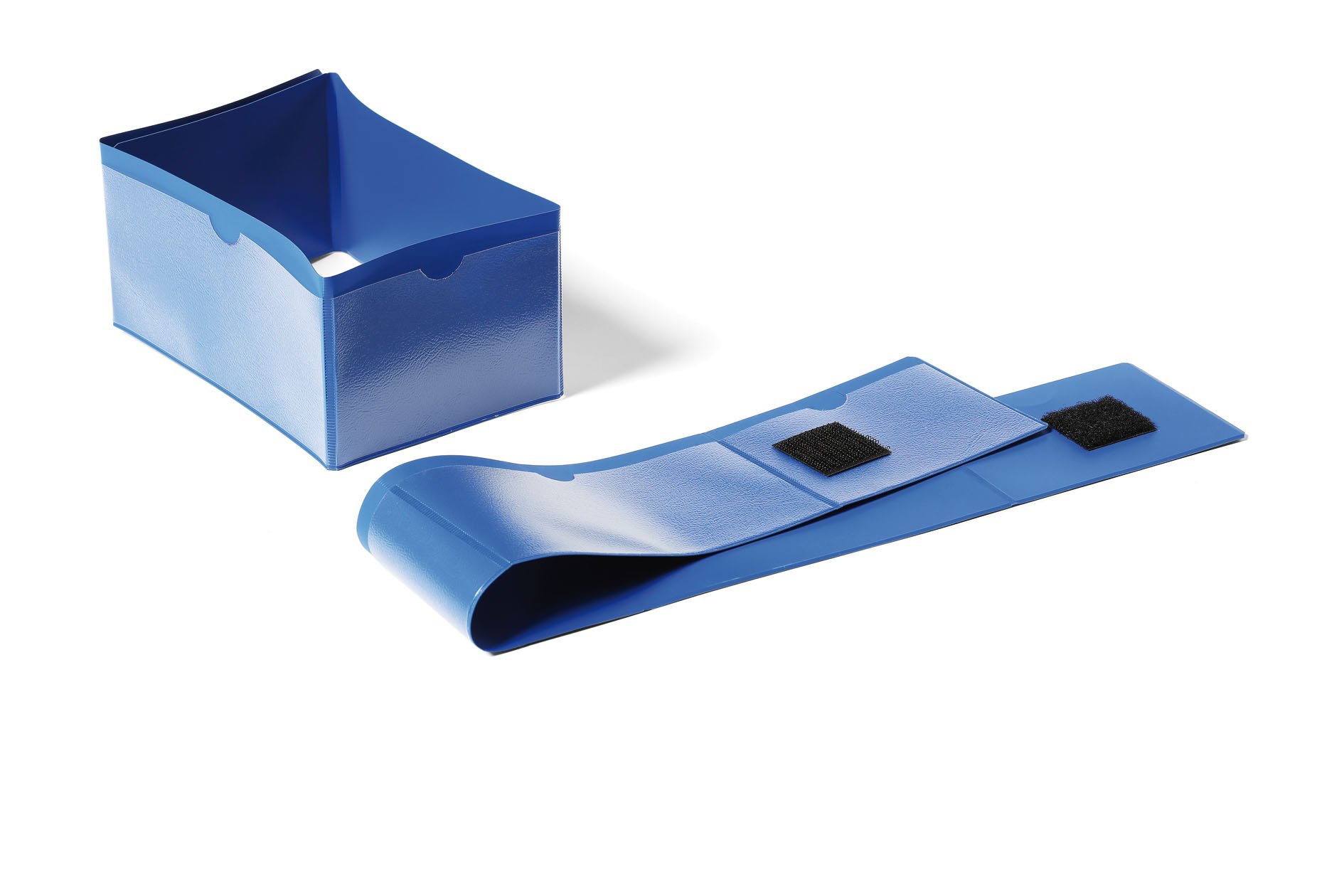 Durable Pallet Label Foot Sleeve 145x75mm - For Clearly Labelling Pallets in a Warehouse or Logistic Centre - Pack of 50 pieces - Dark Blue