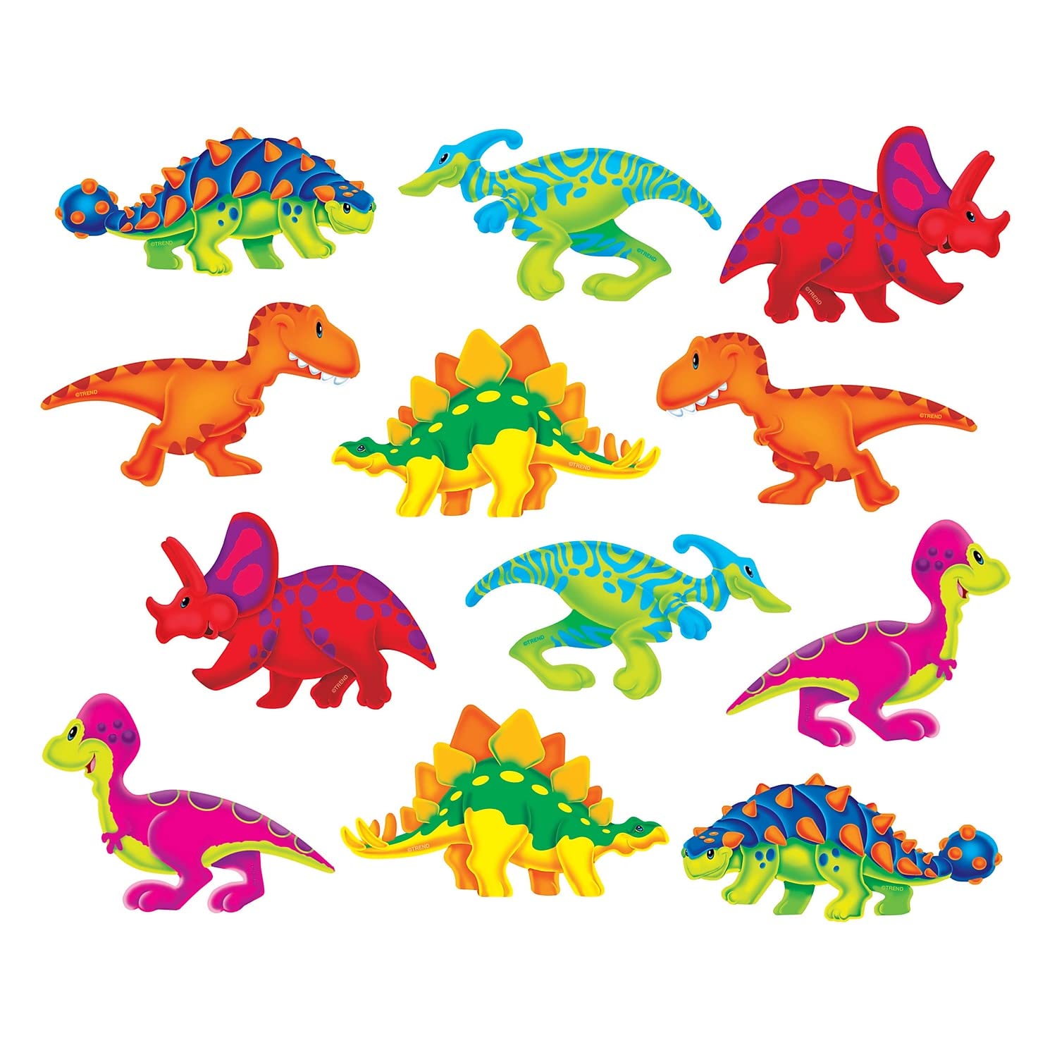 Trend Enterprises, Inc. Dino-Mite Pals Mini Accents Variety Pack, 36 ct
