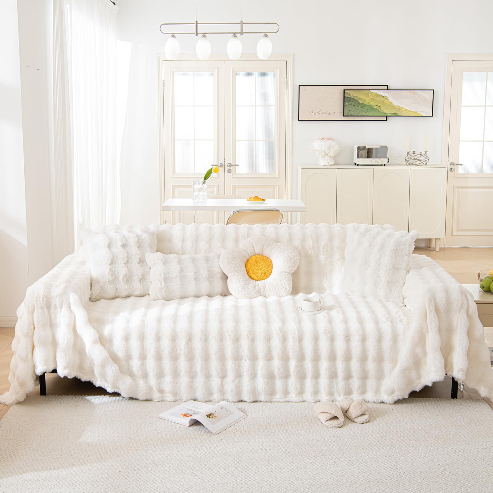 Copridivano Per Animali Domestici Topchances 90x90cm - Cuccia Morbida Impermeabile Per Cani E Gatti, Nero