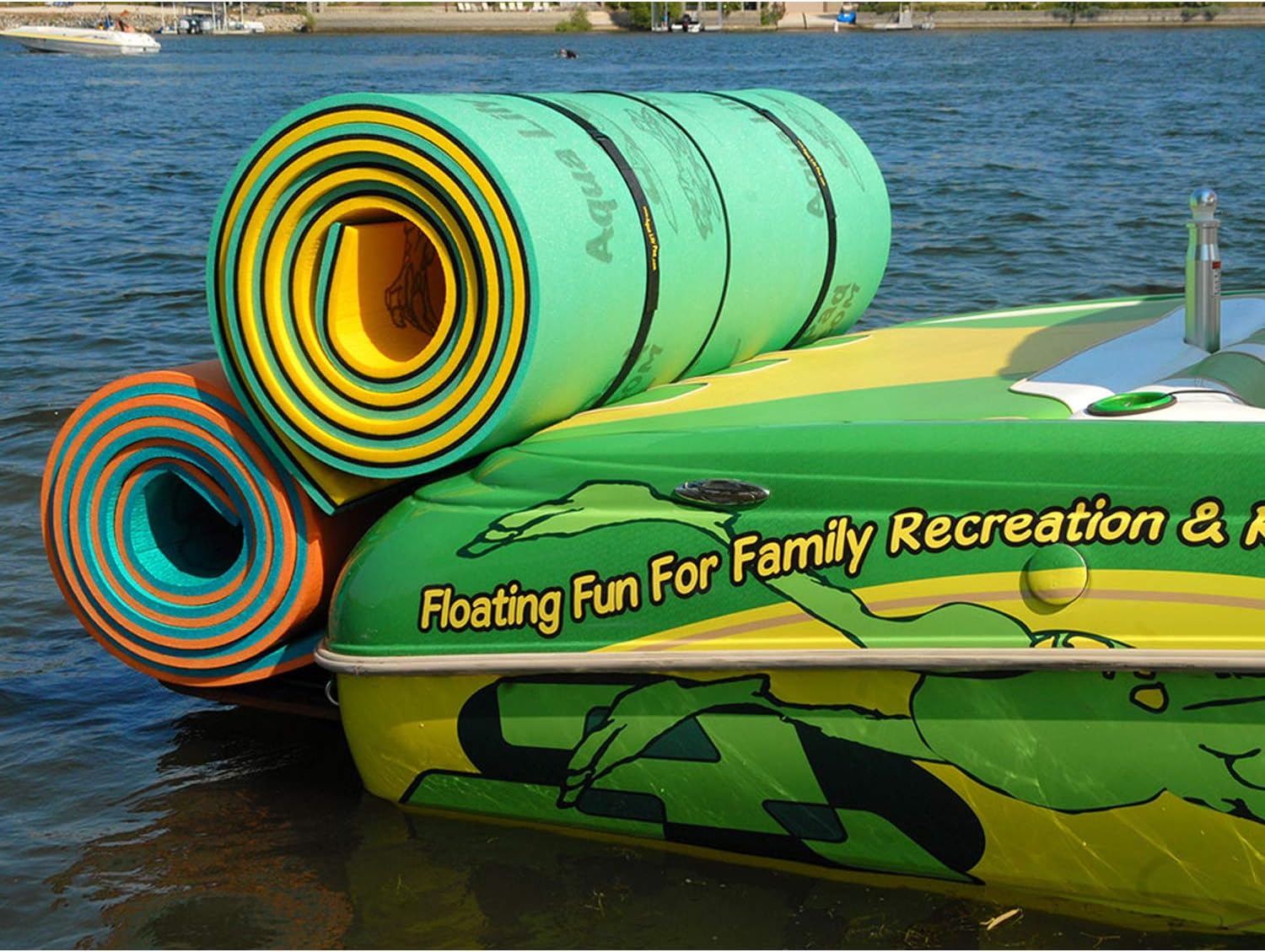 Aqua Lily Pad The Original Water Pad Playground Floating Foam Island Mat For Lake With Storage Straps And Pad Protectors Yellow And Green Self Inflating Sleeping Mats Amazon Canada Aqua Lily Pad The Original Water Pad Playground Floating Foam Island Mat For Lake With Storage Straps And Pad Protectors Yellow And Green Self Inflating Sleeping Mats Amazon Canada