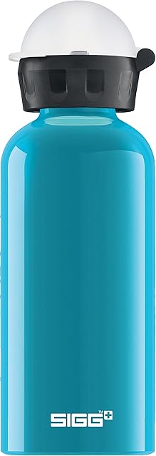 Sigg Kids Water Bottle (0.4 L), Pollutant-Free Children's Bottle with Leak-Proof Lid, Lightweight Children's Water Bottle Made of Aluminium