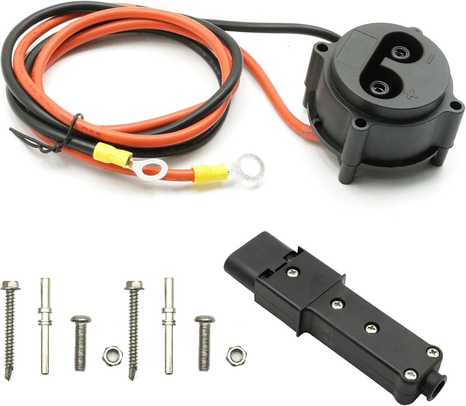 JR1-H235A-00 48V MAC DC Charger Plug Kit, Replacement for Yamaha G19 and G22 Electric Golf Carts, Replaces JR1-H6181-02-00