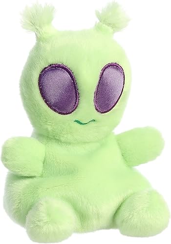 Miniatura 2 de Aurora® Adorable Palm Pals™ Ross Alien™ Animal de peluche, diversión de bolsillo, juego sobre la marcha, verde, 5 pulgadas