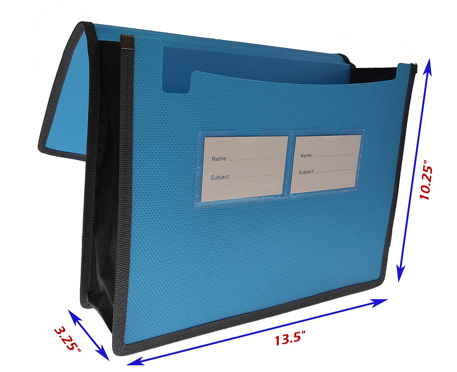 Five Star Organizador De Archivos Expandible De 7 Bolsillos, Carpetas De Plástico Expandibles Con Pestañas Personalizables Y Cubierta Transparente, Capacidad Para 11 X 8-1/2 Pulgadas, Cierre De