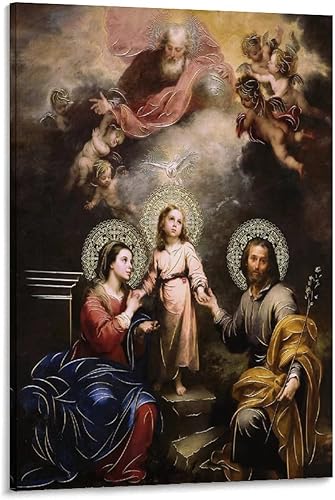 Miniatura 9 de Pintura al óleo de la Sagrada Familia Religiosa Arte de Pared Impreso Pinturas para Decoración de Pared Lienzo Impreso Arte de Pared Impreso para