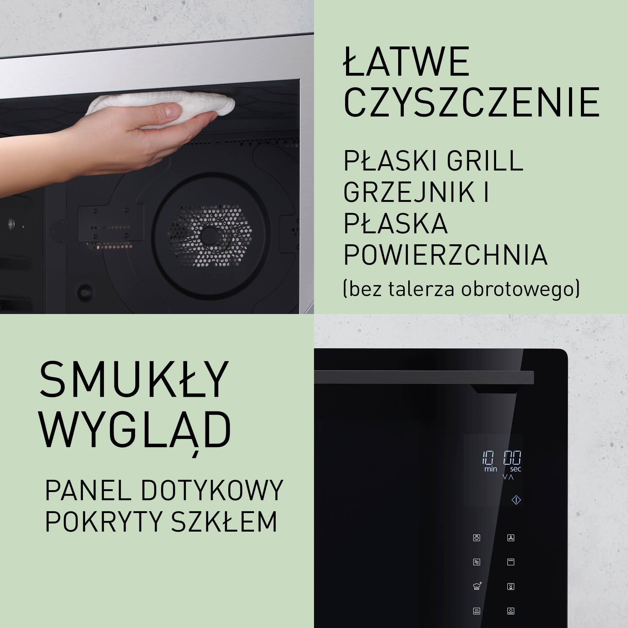 Panasonic NN-CS88L parowa kuchenka wielofunkcyjna 4w1 (31l, technologia inwerterowa, para 1300W, Konwekcja 30–230°C, grill 1300W, mikrofale 1000W)