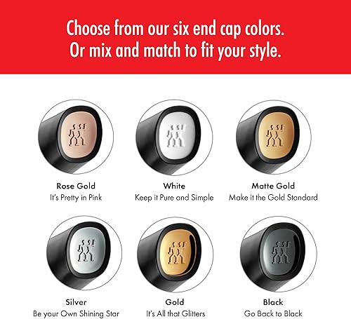 Miniatura 9 de ZWILLING Cuchillo de chef All Star de 8 pulgadas, tapa de extremo de oro rosa