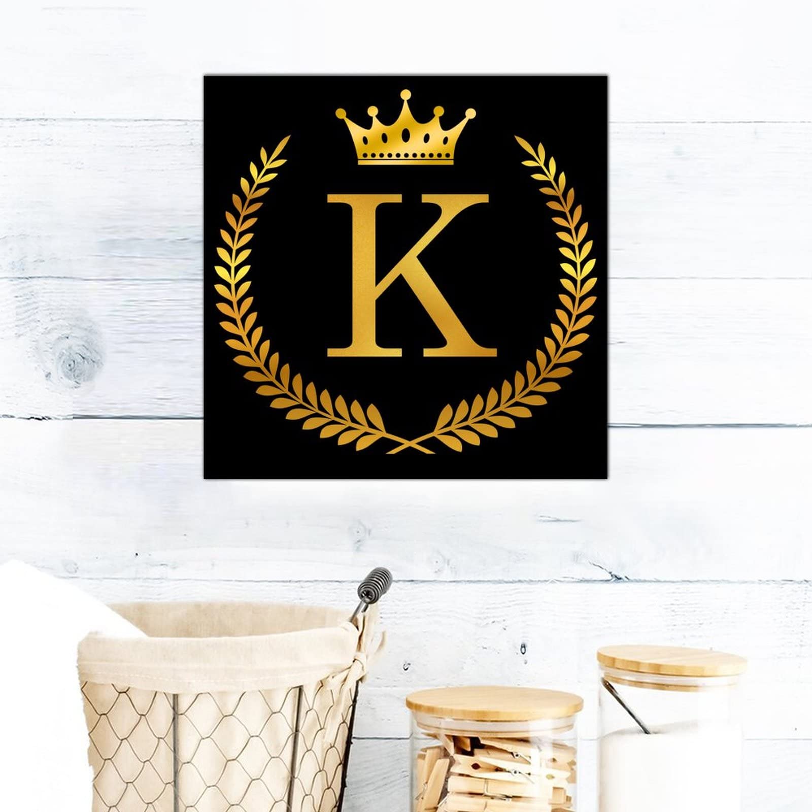 Gold Letter K For Wall
