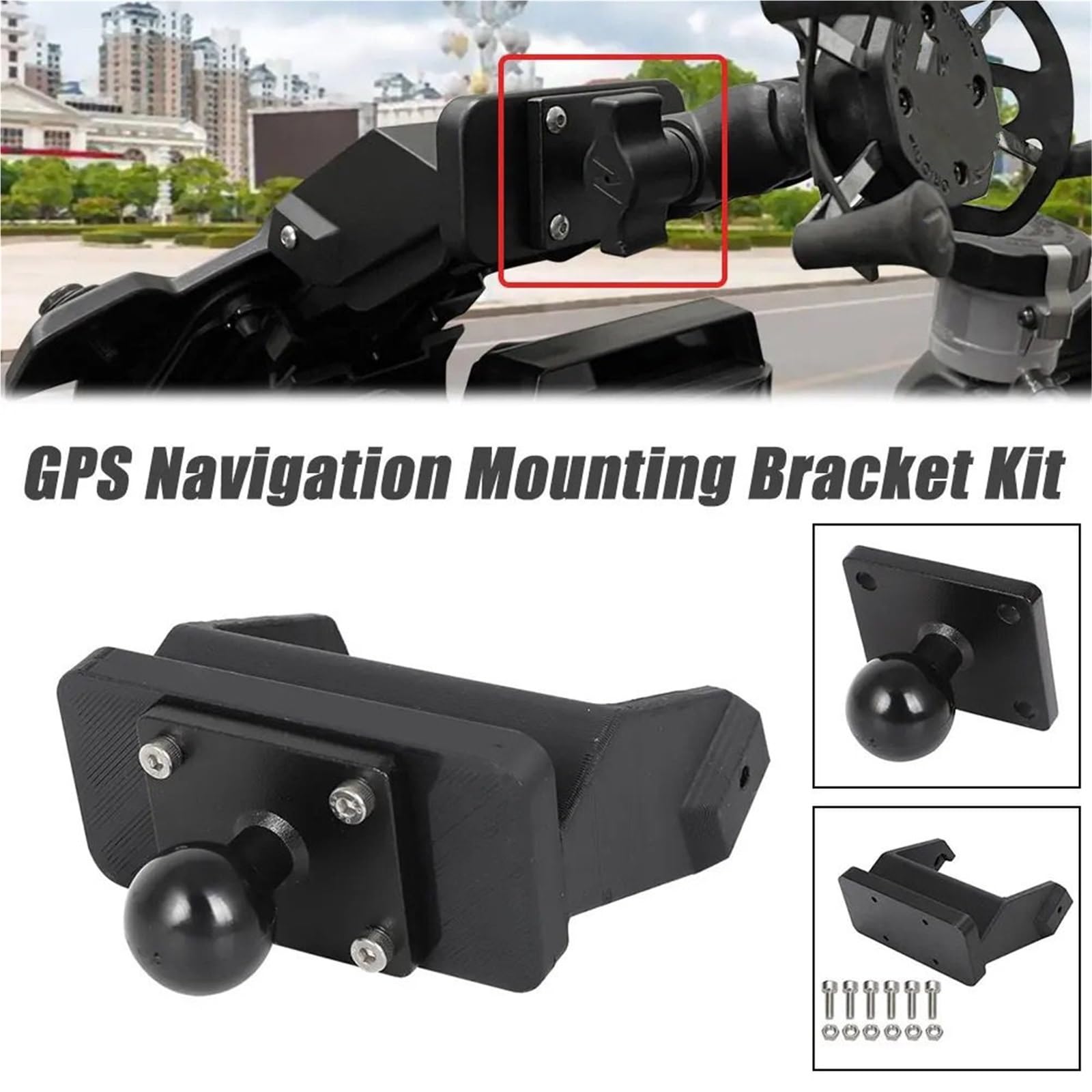 Motocyklowy uchwyt nawigacyjny GPS Do do Tracer 900 9 GT 2018-2022 Uchwyt montażowy nawigacji GPS Zestaw adapterów uchwytów Uchwyt na telefon(Bracket)