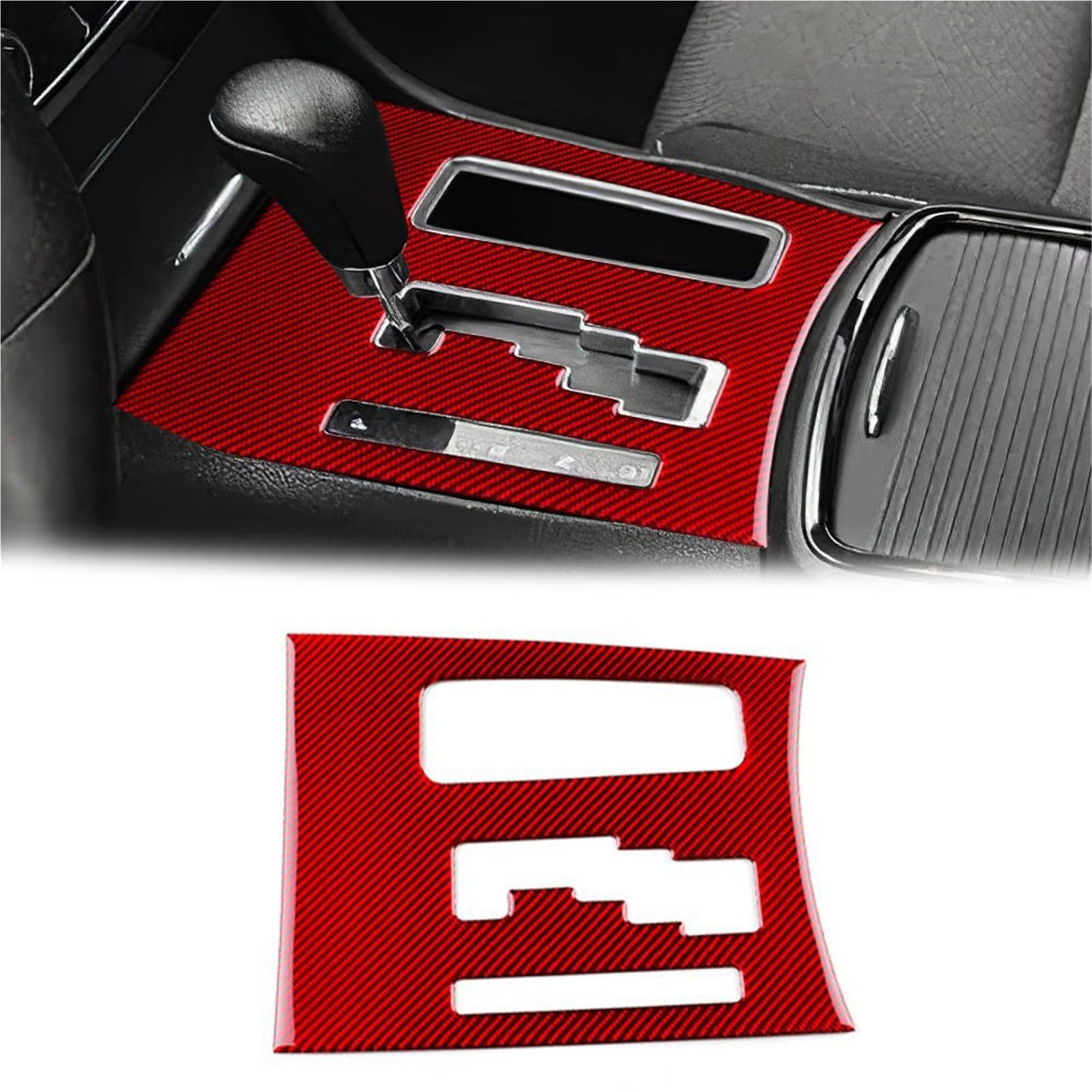 Interior Decoration for Chrysler 300 300C 2011-2014 Carbon Fiber Sticker LHD RHD Car Central Control Gear Panel Accessories