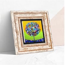 Pinecone Tree of Life Stone Wall Art Framed Wall Decor Wall Art T1-109