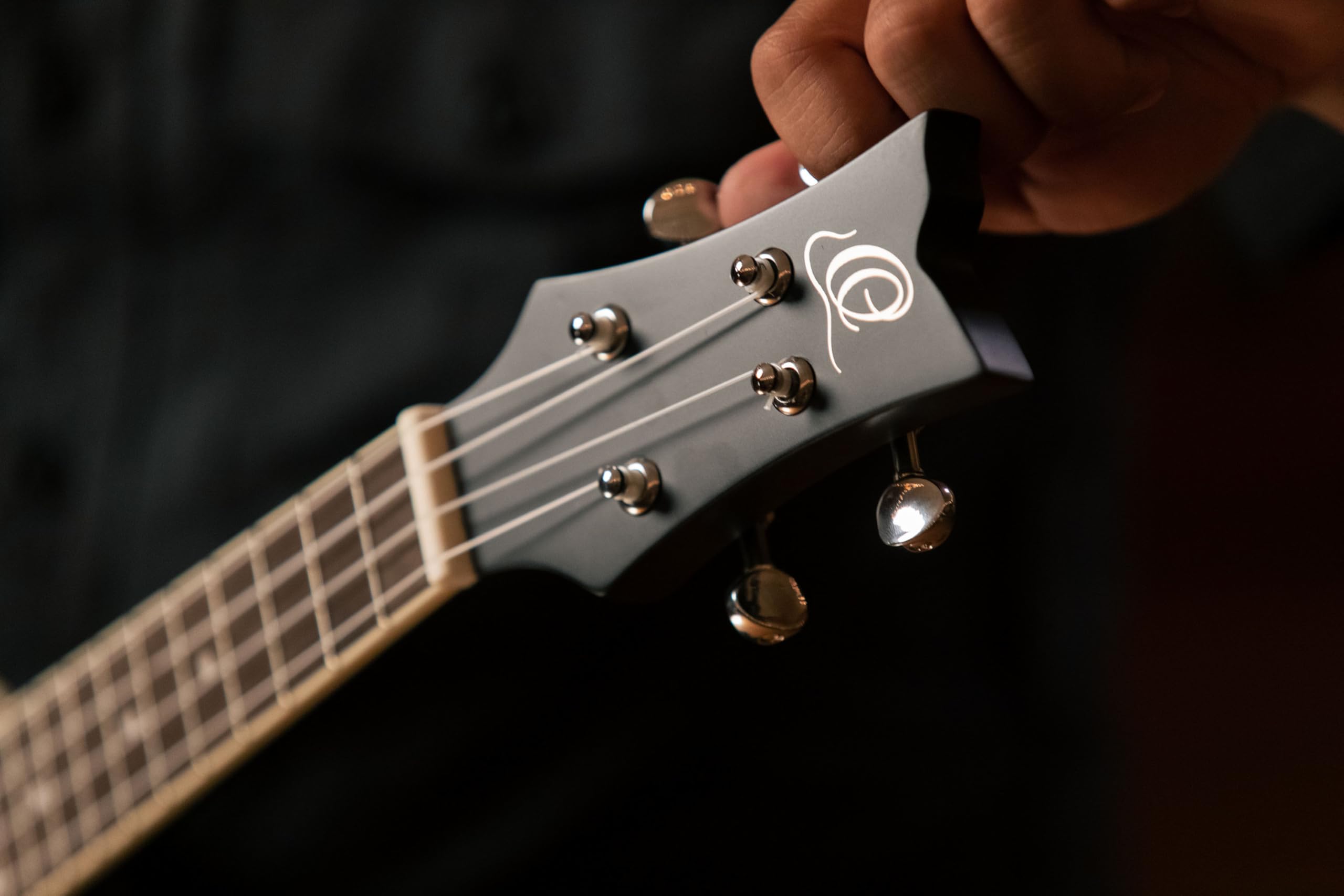 Ortega Guitars Banjo Ukulele Akustisch – Banjolele Series – Closed Back – Remofell/Ahorn, Schwarz (OUBJ100-SBK)