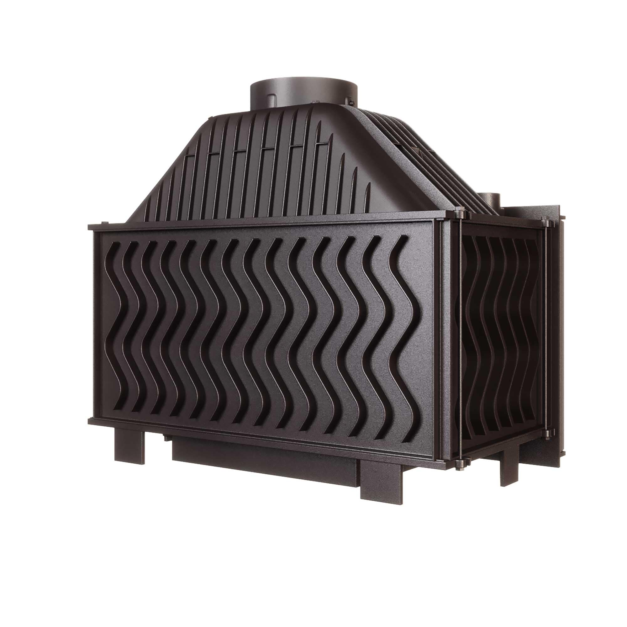Inserto per camino a legna in ghisa - W15 (13,5 kW) ECO
