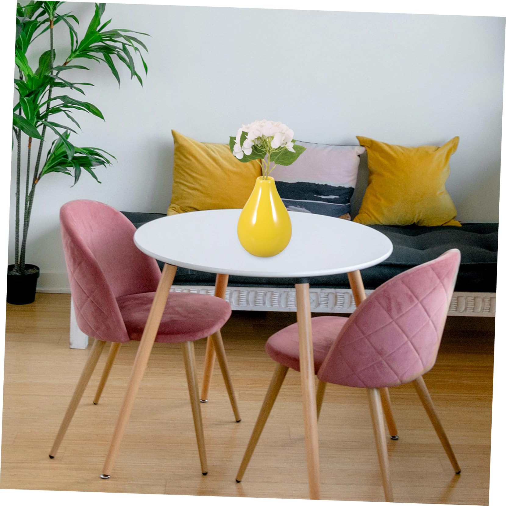 PRETYZOOM 4 Vasi in Ceramica Moderni per Fiori Secchi, Eleganti, Sicuri e Creativi, Decorazione Tavolo e Libreria per Casa e Ufficio