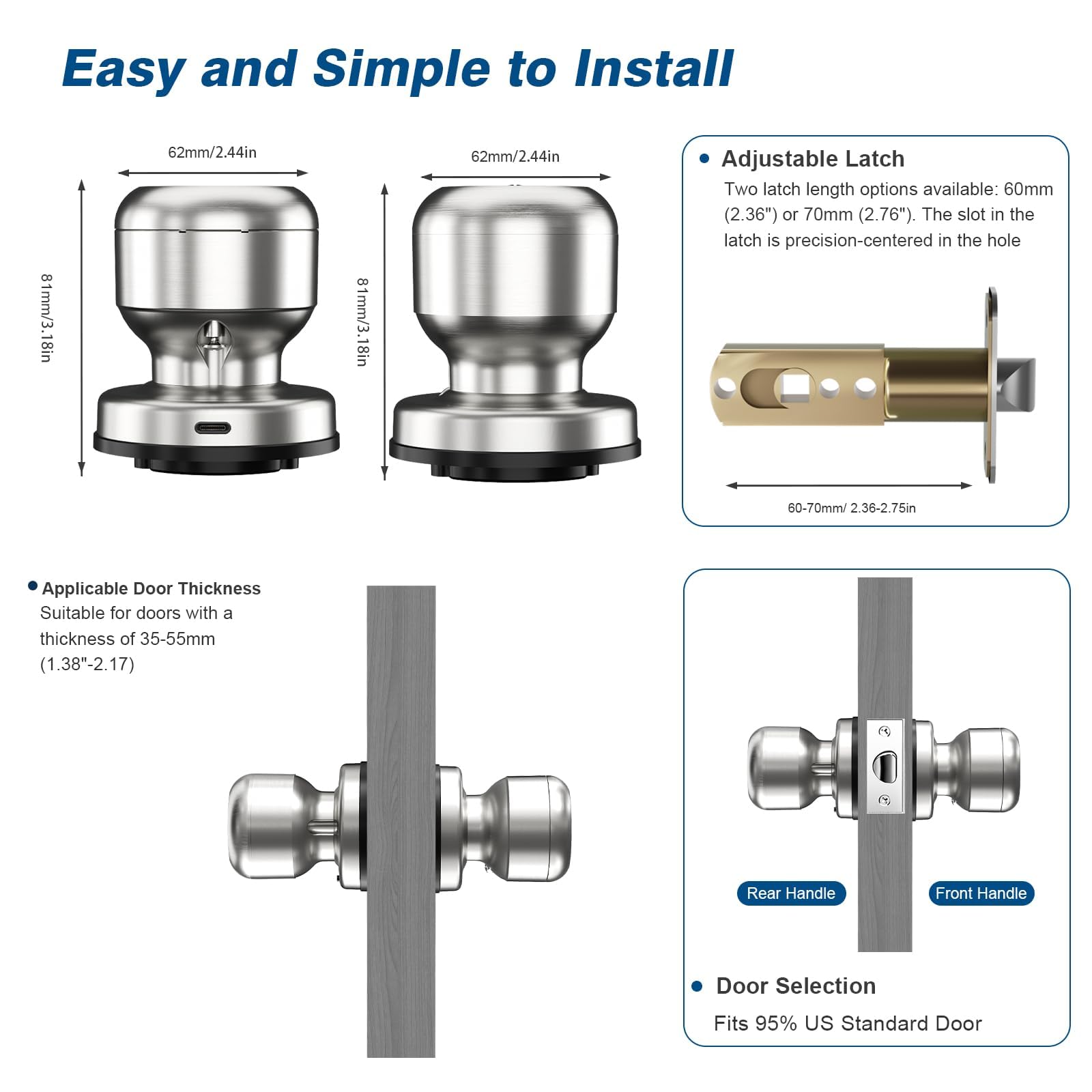 Smart Door Lock - Fingerprint & Keypad -9