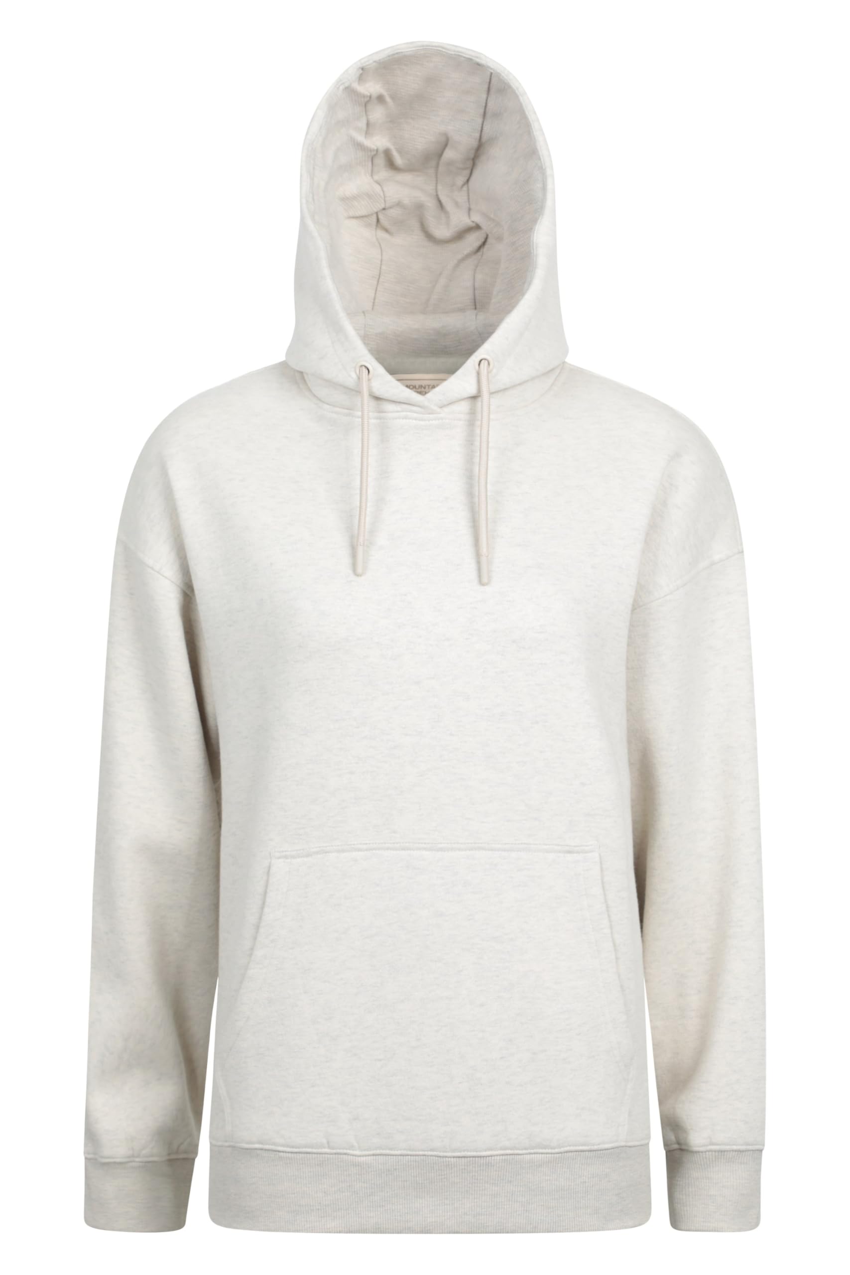 Mountain Warehouse Women's Beige 'Palm Window' Printed Soft Warm Comfortable Casual Relaxed Fit Hoodie In | Size: 16