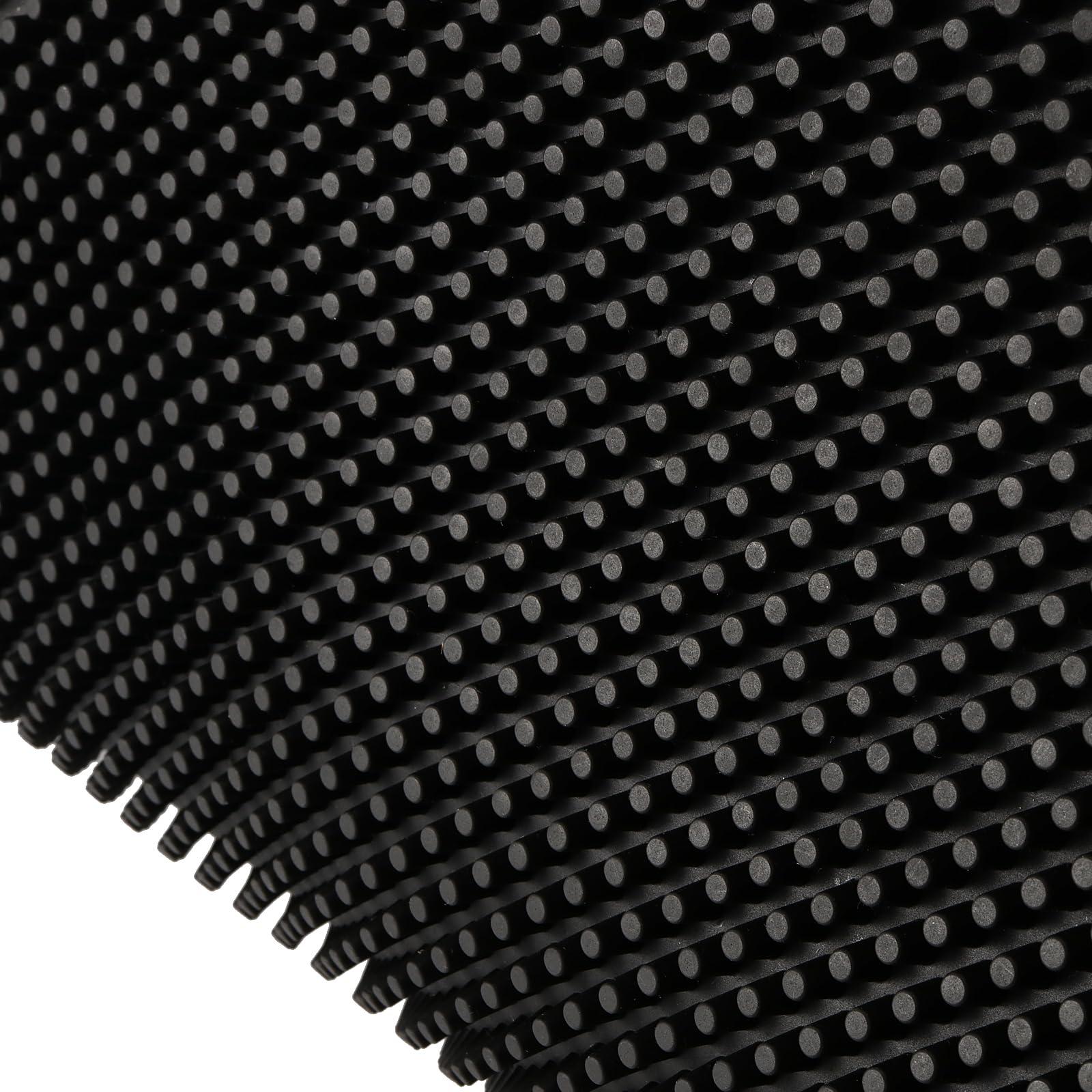 4 tappetini da bar in silicone, 15 x 30 cm, resistenti e antiscivolo, per cucina, bar, club, colore nero