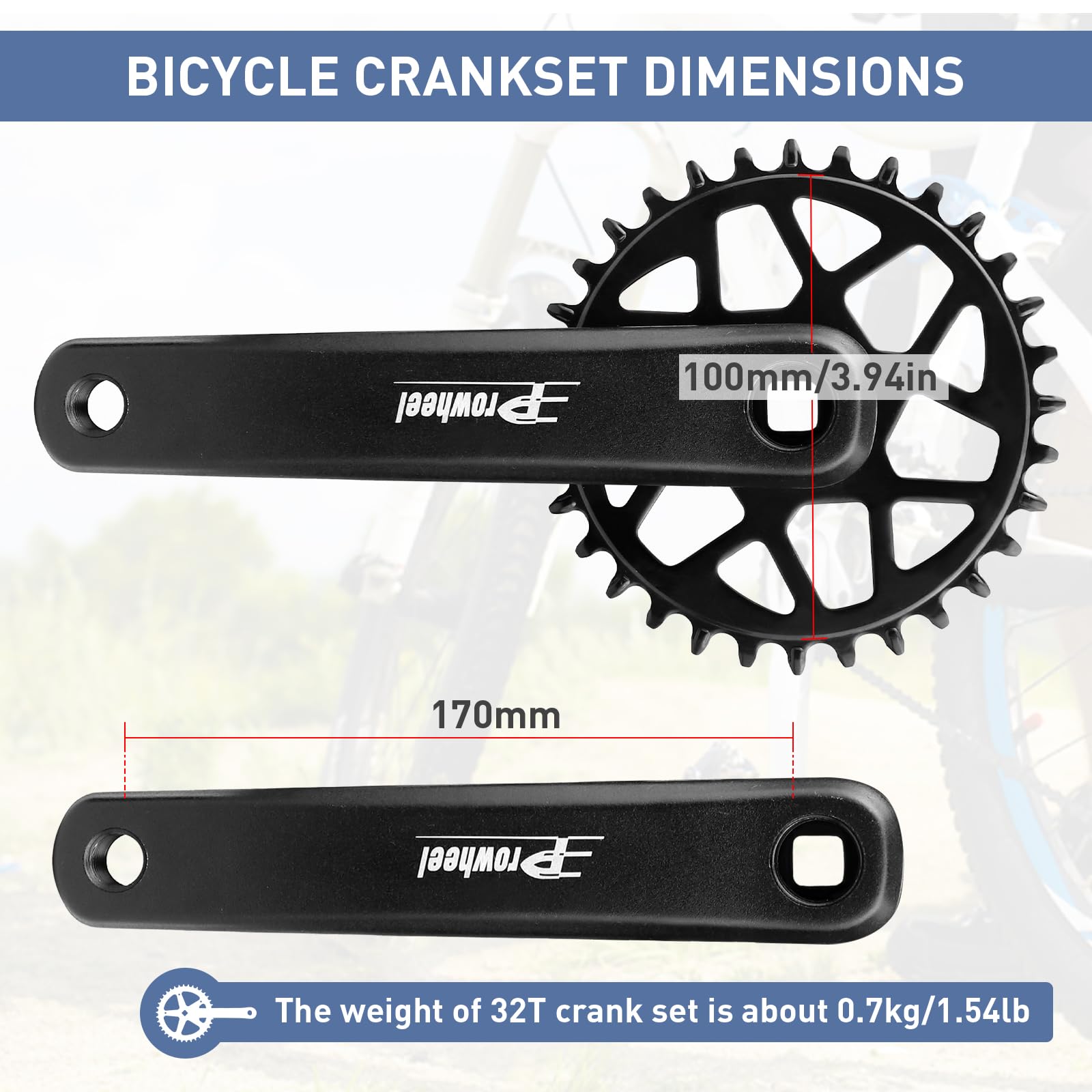 クランク  競技用自転車 Amazon.co.jp: 46-30T/48-32T ロードバイク用クランクセット 165/170