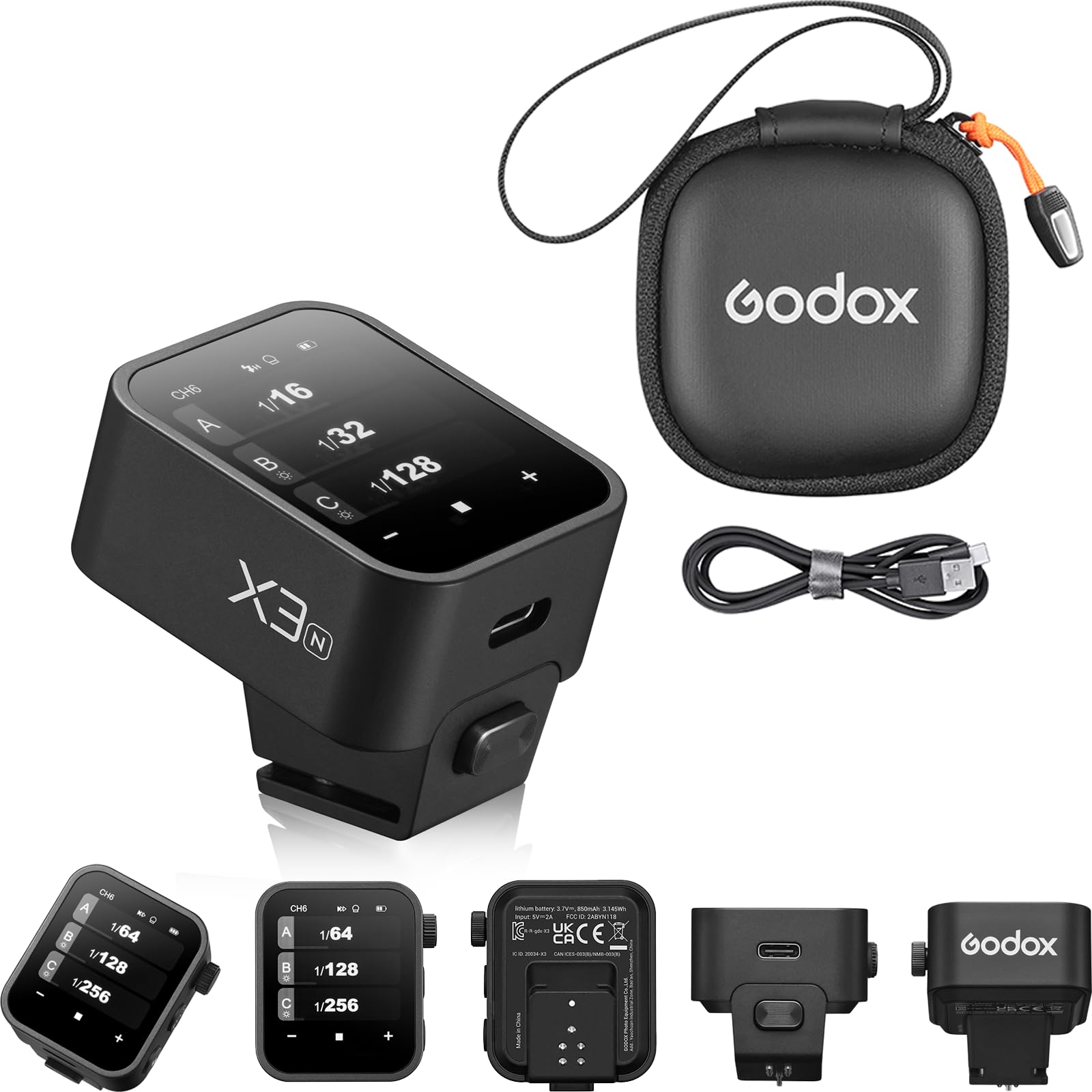Amazon.com : Godox X3 X3N Flash Trigger for Nikon, Touchscreen