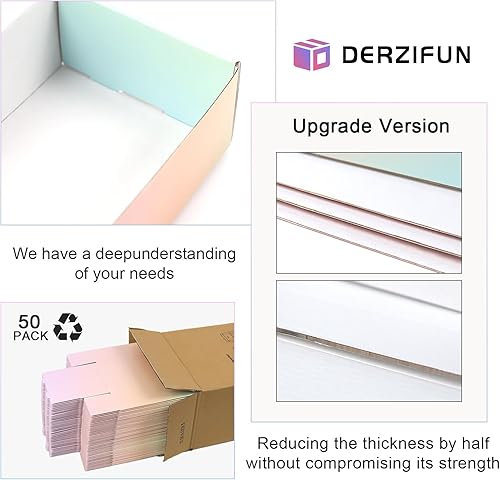 Miniatura 59 de Cajas de envío pequeñas de 6 x 4 x 2 pulgadas para pequeñas empresas, paquete de 30 cajas de correo moradas, caja de embalaje de cartón corrugado