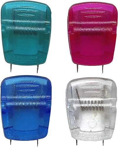 Tetra-Teknica CWC1052 - Clips para panel de división de tela para cubículo, paquete de 12, colores surtidos