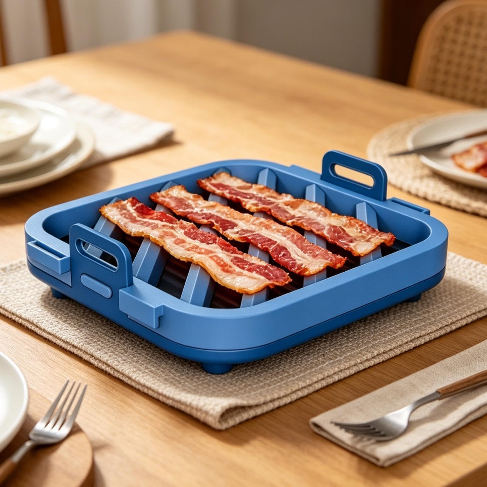 Griglia in silicone per friggitrice ad aria calda con scarico del grasso, per forno, barbecue e cottura, facile da pulire, adatta per dispositivi da 8 a 10 pollici