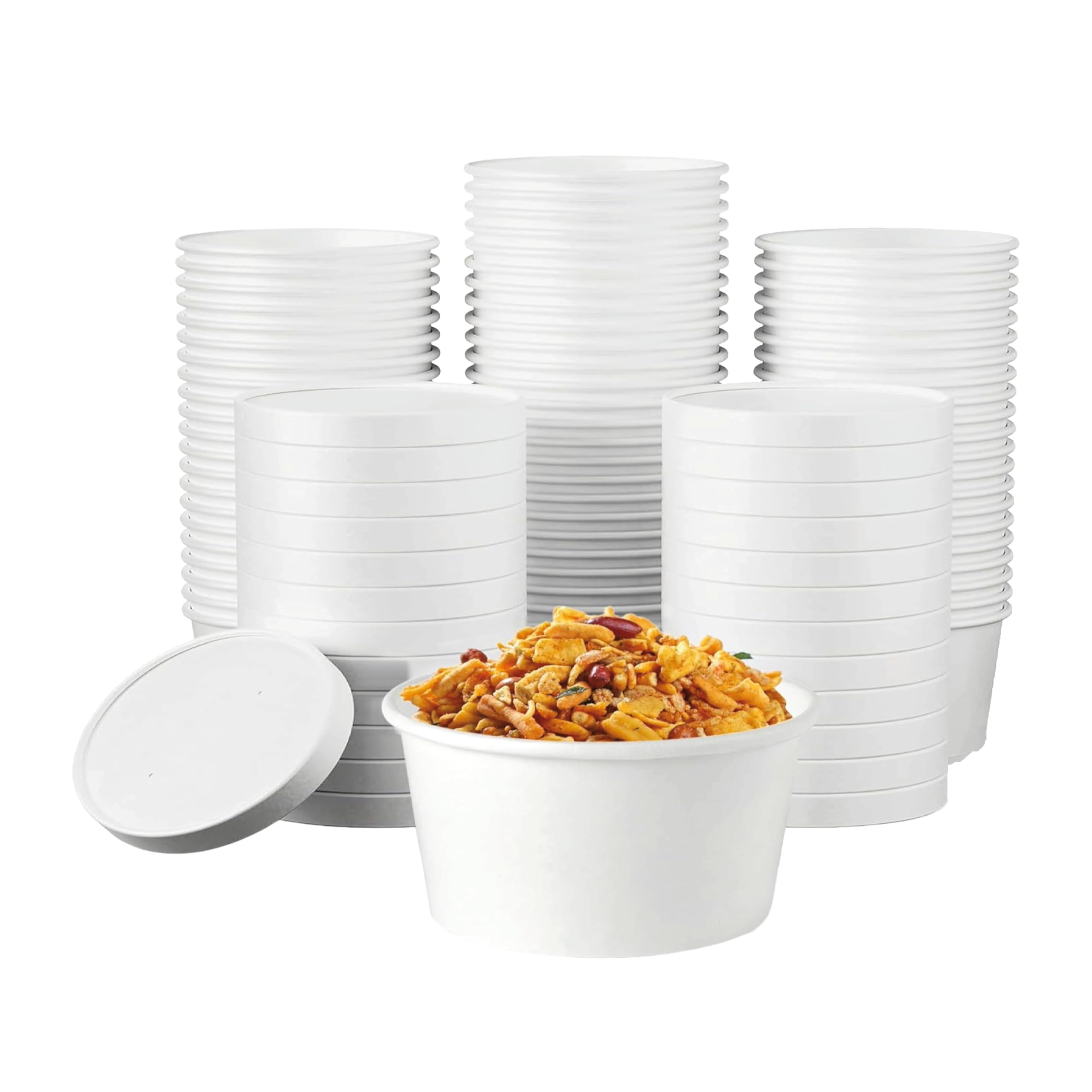Eco-Friendly Paper Food Containers with Lids -19