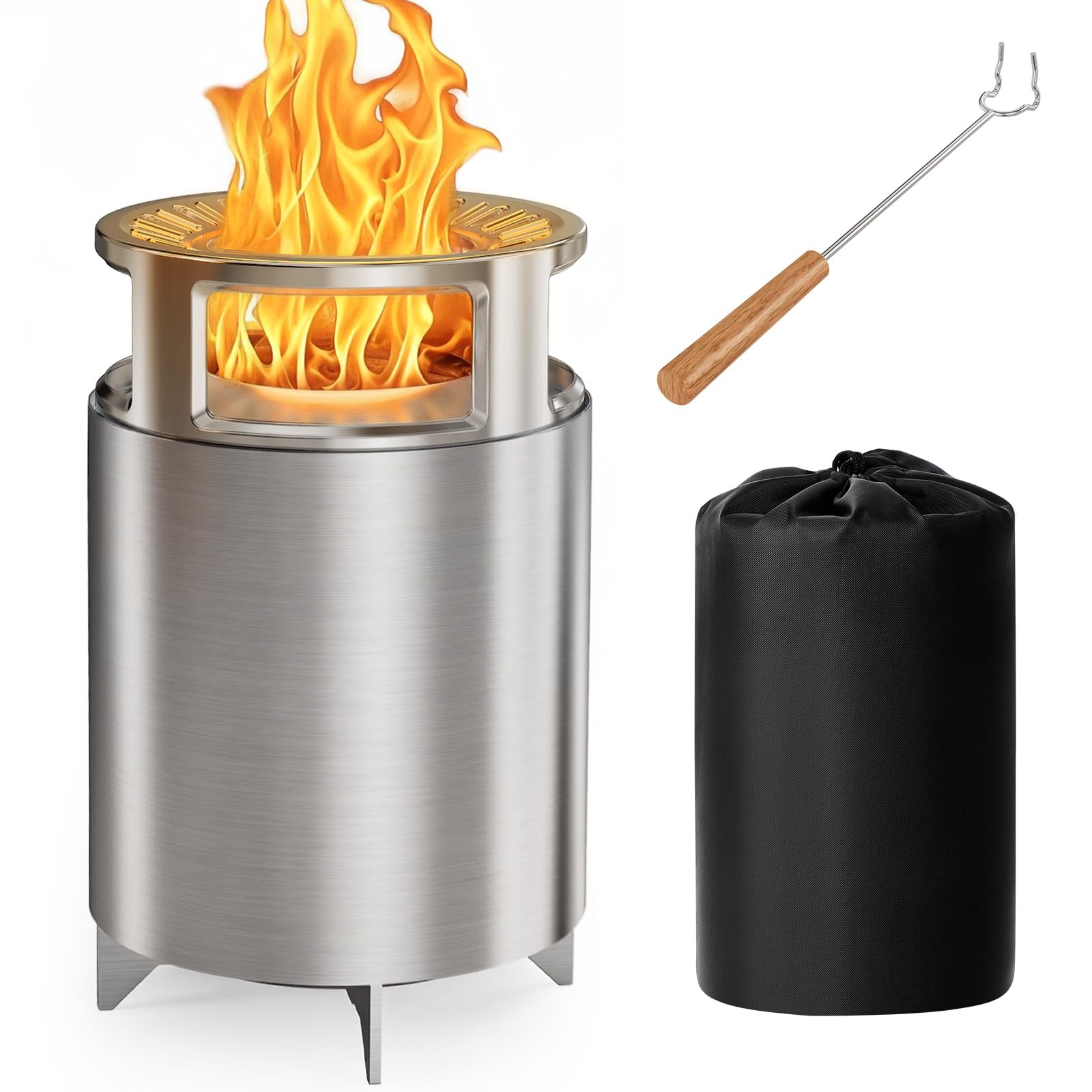 Ciays Smokeless Firepit with Stand
