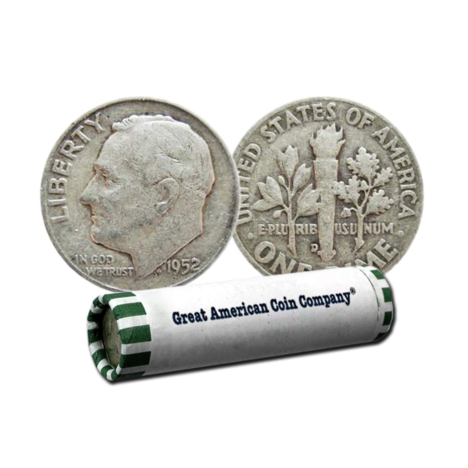 USA Roosevelt Dimes 90% Silver Coin - Circulated Condition United States Mint - Lot of 50