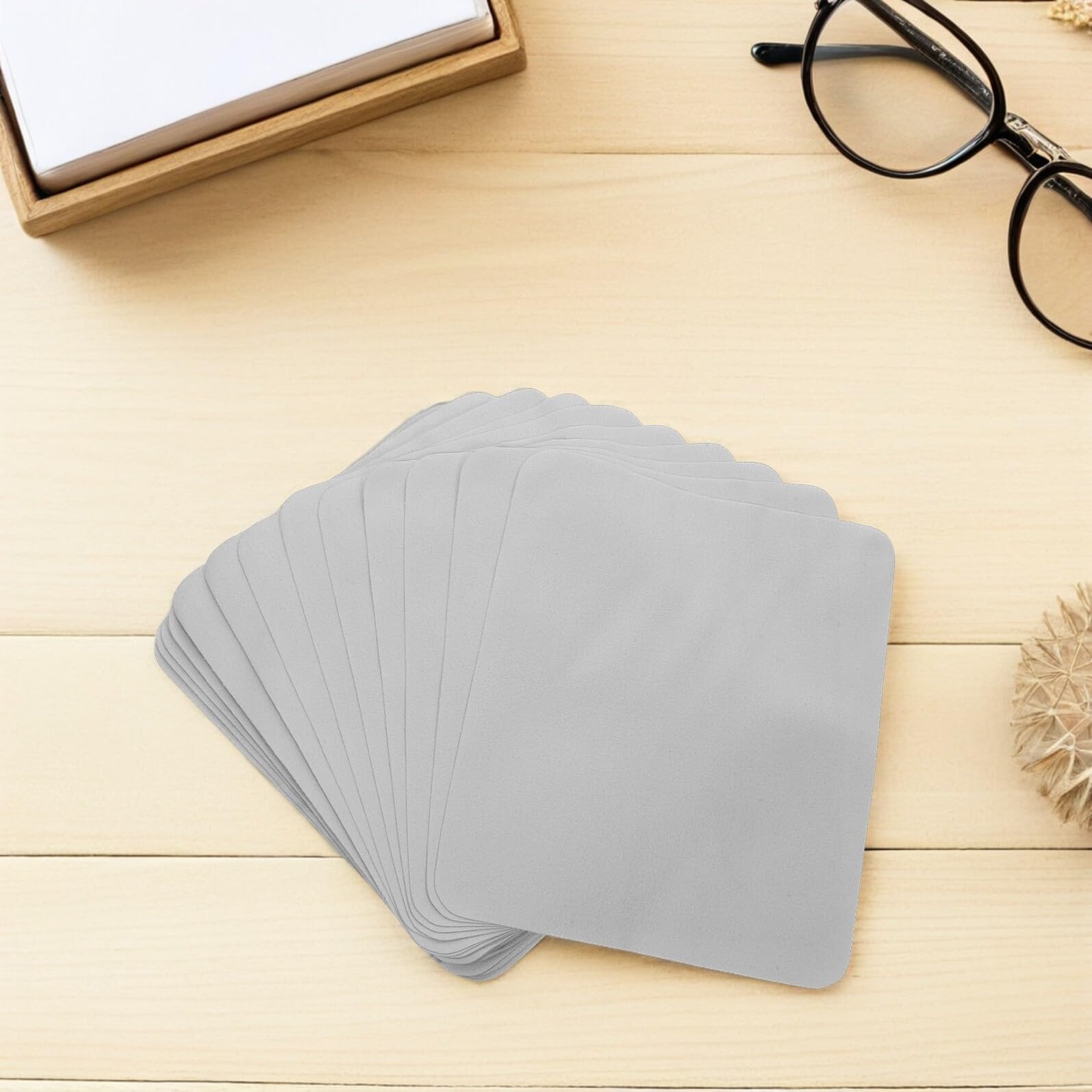 POPETPOP 100pezzi Panni in Microfibra per Occhiali Pz Quot Quot Panno per Pulizia Ultra Morbido per Lenti Salviette Perptop e Cellulari Panni in Microfibra per Viaggi