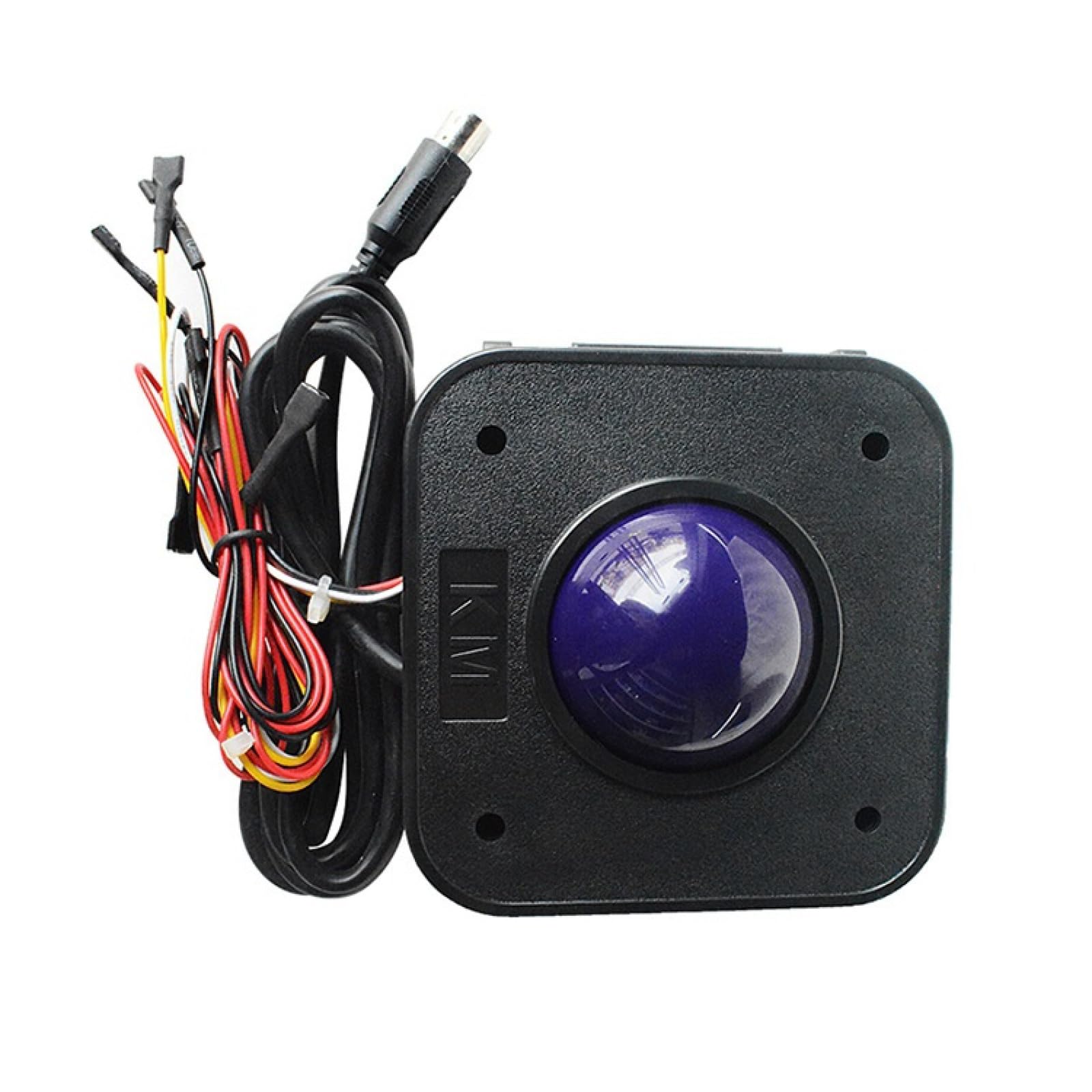Upgrade Purple Trackball with 4pcs Screws, 4.5mm Diameter Arcade Machine Trackball Mouse